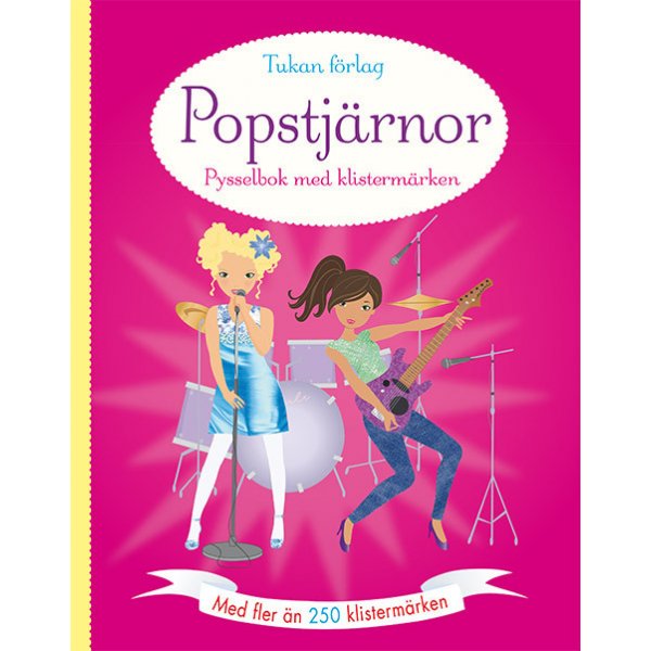 Pop stars : livre de bricolage avec autocollants