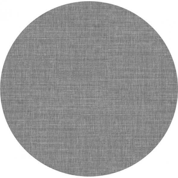 Toile Cire PVC Ronde Lin - Gris