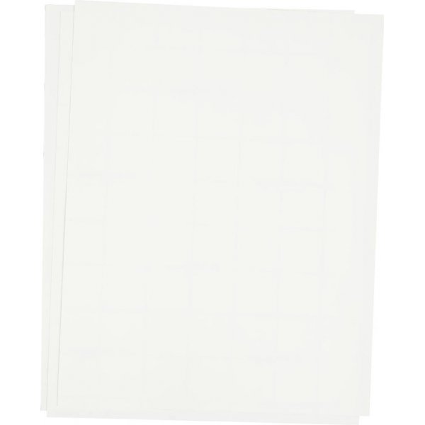 Feuille de transfert - blanche - pour textiles clairs et foncs - 3 feuilles