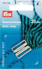 Boucle de bikini en métal 20mm couleur argent 1 pièce Boucle de bikini en métal 20mm couleur argent 1 pièce