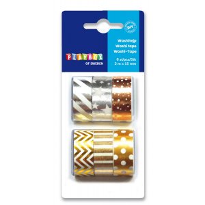 Washitape Métal, paquet de 6 Washitape Métal, paquet de 6