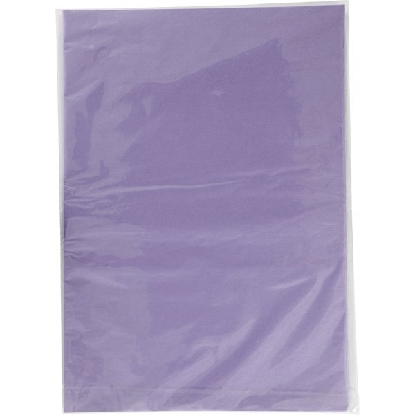 Papier de soie - violet clair - 50 x 70 cm - 14 g -25 feuilles