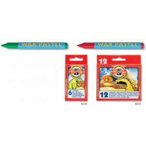 Crayons de cire, paquet de 6 et 12 Crayons de cire, paquet de 6 et 12