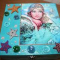 Image client Boules de verre scintillantes 18 - 20 mm - transparentes 100 g / 20 pcs.