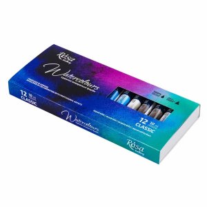 Coffret aquarelle ROSA Gallery - Carton 12 � 10 ml
