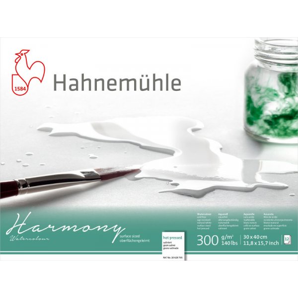 Bloc aquarelle Harmony 300g press  chaud