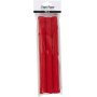 Papier crpon - rouge - 3 feuilles