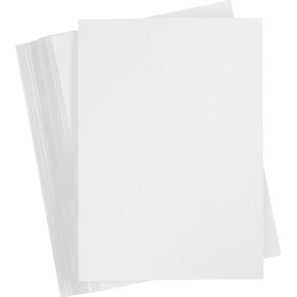 Carton color - blanc - A6 - 180 g - 100 feuilles
