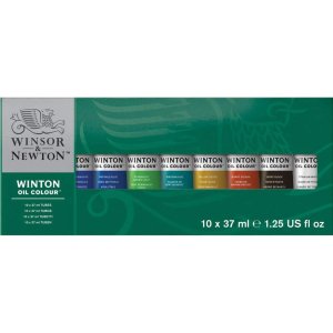Peinture à l'huile W&N Winton - set 10x37 ml Peinture à l'huile W&N Winton - set 10x37 ml