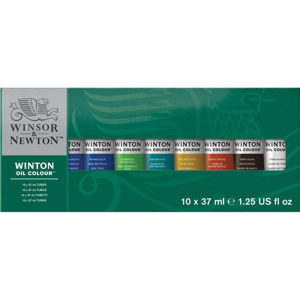 Peinture  l'huile W&N Winton - set 10x37 ml