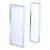Bloc acrylique 10x4 x 1 / 10x2,5 x 1 cm - transparent 2 parties Bloc acrylique 10x4 x 1 / 10x2,5 x 1 cm - transparent 2 parties