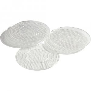 Assiettes en perles - Transparentes - Rondes - Diamètre 15 cm - 10 pcs Assiettes en perles - Transparentes - Rondes - Diamètre 15 cm - 10 pcs