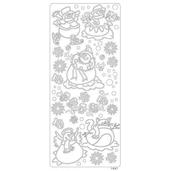 Peel off's - Bonhomme de neige Peel off's - Bonhomme de neige
