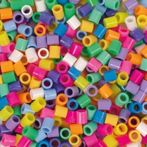 Perles de pipe XL - pastel & néon - 1400 pcs Perles de pipe XL - pastel & néon - 1400 pcs