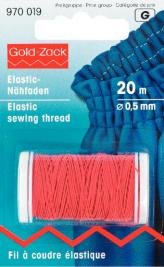Fil à coudre élastique 0,5 mm rouge 20 m Fil à coudre élastique 0,5 mm rouge 20 m