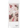 Set cratif - dcoupage papier - rouge - crme