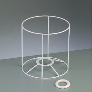 Cadre corps de lampe 15 cm / ø 15 cm - rond blanc Cadre corps de lampe 15 cm / ø 15 cm - rond blanc