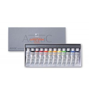 Set de peinture acrylique Shinhan Artist Professional 20ml 12pcs Set de peinture acrylique Shinhan Artist Professional 20ml 12pcs