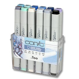 Coffret Copic Marker - 12 stylos - Couleurs hivernales Coffret Copic Marker - 12 stylos - Couleurs hivernales