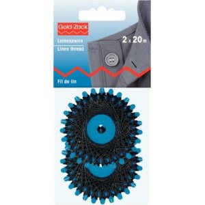 Fil de lin 20m noir 2 pcs Fil de lin 20m noir 2 pcs