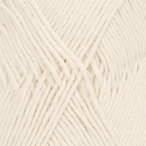 Fil DROPS Cotton Light Uni Color - 50g - Naturel (01) Fil DROPS Cotton Light Uni Color - 50g - Naturel (01)