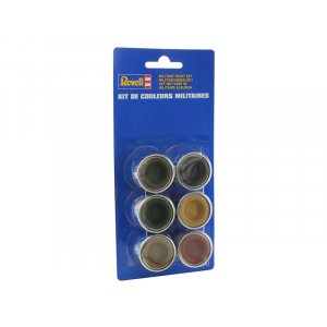 Peinture hobby - Revell - Émail - Ensemble de peintures militaires II Peinture hobby - Revell - Émail - Ensemble de peintures militaires II