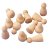 Figurines en bois 50 pcs 40 & 47 mm Figurines en bois 50 pcs 40 & 47 mm