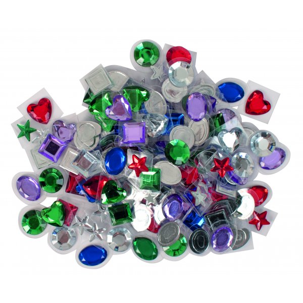 Pierres de cristal autocollantes
