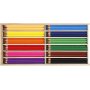 Crayons de couleur - 3 mm - couleurs mlanges - 144 pcs