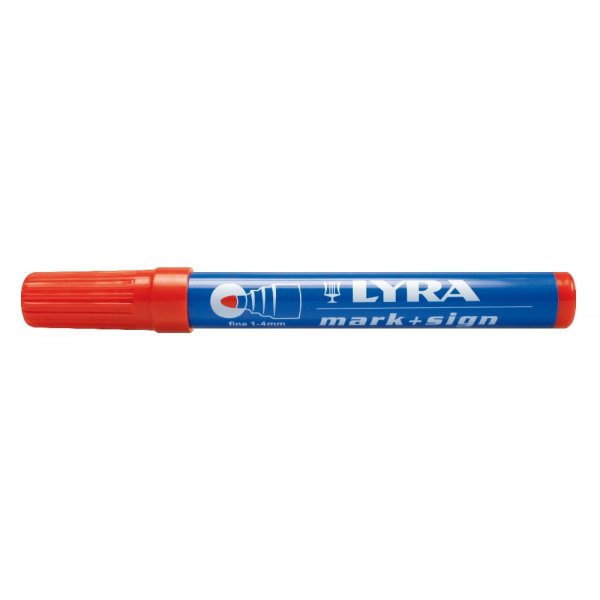 Marqueur permanent Mark&Sign 1-4 mm - Rouge