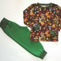 Image client Tissu jersey uni - 24 - vert - 150 cm