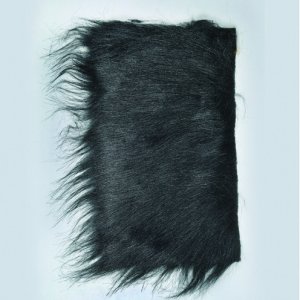 Peluche poils longs 20 x 35 cm - noir Peluche poils longs 20 x 35 cm - noir