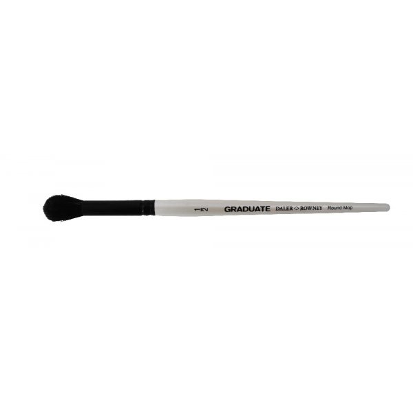 Pinceau acrylique Graduate Black Goat Hair Oval Wash
