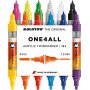 Marqueurs acryliques One4All Twin 1,5 + 4 mm