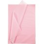 Papier de soie - rose clair - 50 x 70 cm - 14 g -10 feuilles