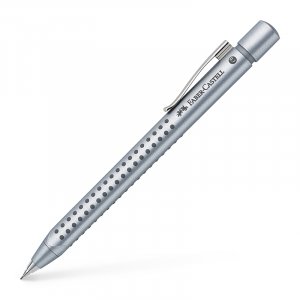 Stylo bille - Faber-Castell - Porte-mine - Grip 2011 - 0,7 mm argent Stylo bille - Faber-Castell - Porte-mine - Grip 2011 - 0,7 mm argent