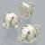 Serrure magnétique ø 8 mm - argentée 2 billes Serrure magnétique ø 8 mm - argentée 2 billes