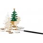 Figurines en bois  faire soi-mme - fort avec cerf
