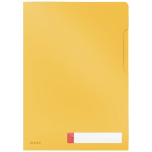 Chemise en plastique avec boîte pour texte - A4 Chemise en plastique avec boîte pour texte - A4