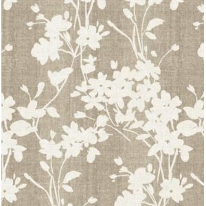 Toile cirée - Sable fleuri blanc Toile cirée - Sable fleuri blanc