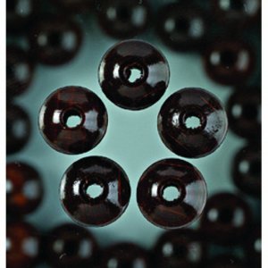 Perles en bois - marron Perles en bois - marron