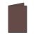 Carte double Pollen 111x158 - Paquet de 25 - Marron Carte double Pollen 111x158 - Paquet de 25 - Marron