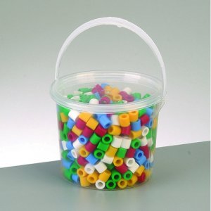Perles Nabbi® Maxi - mélange de couleurs de base 550 pcs dans un seau Perles Nabbi® Maxi - mélange de couleurs de base 550 pcs dans un seau
