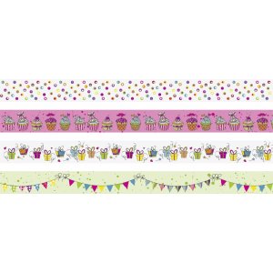 Ruban décoratif - paquet de 4 Ruban décoratif - paquet de 4