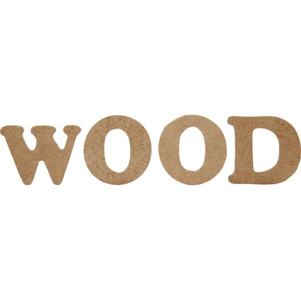 Lettres et chiffres en bois - 288 pcs