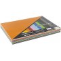 Carton cratif - couleurs mlanges - A4 - 12x10 pcs