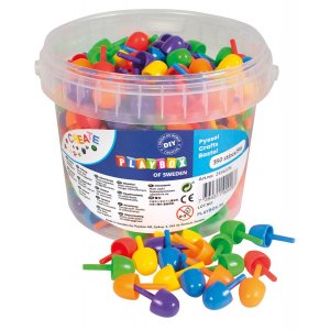Mosaïque de couleurs en seau Goujon moyen - 350 pcs Mosaïque de couleurs en seau Goujon moyen - 350 pcs