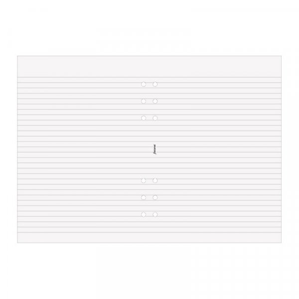Bloc-notes pour Filofax - A5 lign - Blanc (50 feuilles)