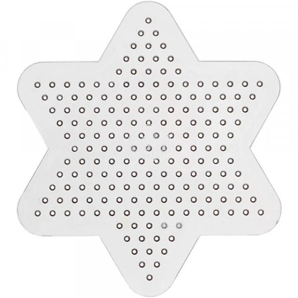 Assiettes perles - Transparent - toile - Diamtre 10 cm - 1 pce