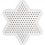 Assiettes perles - Transparent - toile - Diamtre 10 cm - 1 pce